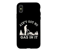 Tondeuse à Pousser rétro Ain't Got No Gas in It Coque pour iPhone X/XS