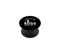 Tondeuse à Pousser rétro Ain't Got No Gas in It PopSockets PopGrip Adhésif