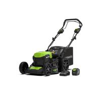 Tondeuse auto-tractée 46cm Brushless 48V GREENWORKS - Batterie 4,0Ah et chargeur - GD48LM46SPK4