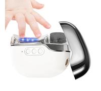 Tondeuse automatique à ongles rechargeable et silencieuse pour polir les ongles | Tondeuse automatique avec lumière LED et étui pour femmes, hommes, et adolescents