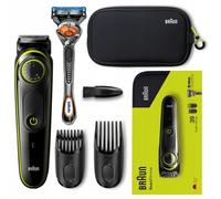 Braun Trousse avec tondeuse BRAUN BeardTrimmer BT3941 et rasoir Gilette Fusion5