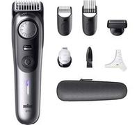 Braun BeardTrimmer 9 BT9520 tondeuse à barbe Batterie 52 2 cm Mouillé & sec Noir, Gris