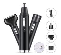 Tondeuse barbe et nez - Kingcenton - A103 - 4 en 1 - Rechargeable - Accessoires inclus