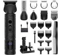Tondeuse Barbe HATTEKER RFC-5618 7-en-1 Kit de Soin Homme Noire Noir