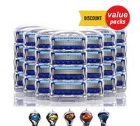 Tondeuse Barbe Homme Lames de rechange pour Gillette Fusion 5 Proglide Proshield Lames de rasage de sécurité manuelles pour hommes Cassettes de rasage