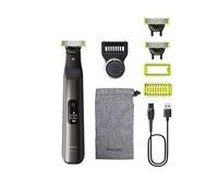 Philips Tondeuse homme OneBlade Pro QP6552 Visage & Corps – Pack avec lames Noir