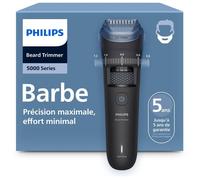 Tondeuse barbe précision - PHILIPS - Series 5000 BT5780/15 - Autonomie 1h40 - Sans fil - Noir