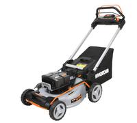 Tondeuse Batterie Worx WG761E Avec 4 Piles 4.0 Ah et Chargeur Basecamp
