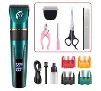 Tondeuse chat poils emmêlés, tondeuse chien et chat silencieuse sans fil, affichage numérique