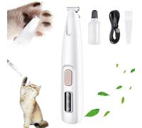 Tondeuse Chat Poils Longs Noeud Nouvelle Mise à Jour en 2026, Tondeuse Patte Chien Entre Coussinets, Coupe Poils Animaux Avec Lumière LED, Rechargeable USB, étanche (1pcs)