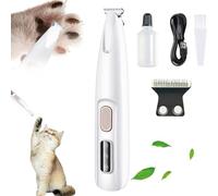 Tondeuse Chat Poils Longs Noeud Nouvelle Mise à Jour en 2026, Tondeuse Patte Chien Entre Coussinets, Coupe Poils Animaux Avec Lumière LED, Rechargeable USB, étanche (1pcs+18mm Cutter Head)