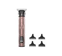 Tondeuse cheveux et barbe - Autonomie 120 min - 4 peignes-guide - Ecran LCD - Noir