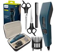 Tondeuse cheveux - Philips - HC3505 15 - Acier inoxydable - Trim-n-Flow - 13 hauteurs - Étui - Kit coiffure