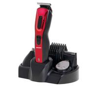 Tondeuse Cheveux Professionnelle sans Fil, Rasoir pour Barbe et Corps 5 en 1 Mesko MS2931 Noir/Rouge