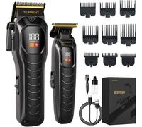 Tondeuse Cheveux Professionnelle, Tondeuse à Cheveux Sans Fil Pour Hommes, Kit de Coupe de Cheveux Avec Ecran LED