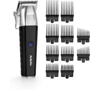 BaByliss E812E tondeuse à cheveux Noir, Acier inoxydable 8 Lithium-Ion (Li-Ion)