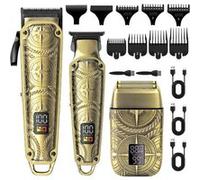 Tondeuse cheveux + Tondeuse barbe + Rasoir électrique Hatteker 3 en 1 G