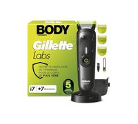 Tondeuse corps - GILLETTE - Labs i7 Body + Intimate - 7 accessoires - Autonomie 100 min - Étanche