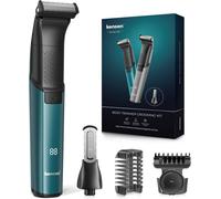 Tondeuse Corps Homme Autonomie De 100 Mins Tondeuse Intime Homme Rasoir Electriques Corps Type-C Rasoir Intime 100% Étanche Avec Peigne Limite Pour Membres & Tronc & Sous La Ceinture