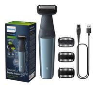 Tondeuse Corps Philips BG3027/05 Bleue et Grise pour Homme avec 3 Sabots Amovibles