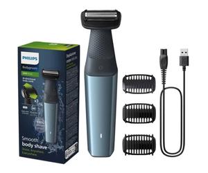 Tondeuse Corps Philips BG3027/05 Bleue et Grise pour Homme avec 3 Sabots Amovibles
