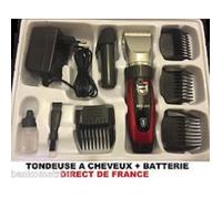 Tondeuse de luxe rechargeable Surker RFC-508 avec tête de coupe en céramique et 4 sabots de 3mm à 12mm