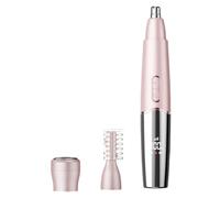 Tondeuse de nez électrique étanche IPX7 alimentée par batterie rechargeable pour une épilation lisse et confortable en quelques secondes