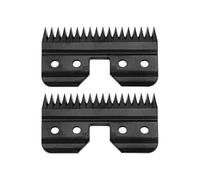 Tondeuse De Toilettage For Chien Noire Amovible Avec Lames En Acier Inoxydable, Compatible Avec Les Tondeuses OSTER, A5 Et Wahl, Séries KM10(2pcs Ceramic Blade)