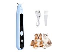 Tondeuse de Toilettage pour Animaux,Tondeuse Silencieuse avec Écran LED et Lumière de Ligne de Sang,Rasoir Sans Fil Robuste pour Chats et Petits Chiens,pour le Visage,Oreilles et les Pattes