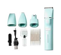 Tondeuse de Toilettage pour Chien - Électrique Rechargeable Quatre En Un Avec Lumière UV,Tondeuse Chat Rasoir Chien - Pour Visage Pattes Dos Oreilles Croupe Maison Salon Vétérinaire Salle De Bain