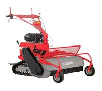 Tondeuse débroussailleuse à fléaux sur chenilles autotractée essence 860 mm 15 CV Torros KPM860R