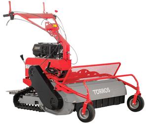 Tondeuse débroussailleuse à fléaux sur chenilles autotractée essence 860 mm 15 CV Torros KPM860R