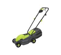 Tondeuse GENERIQUE Tondeuse Electrique Ø 32cm 1100W Bac 30L KZ GARDEN 3 hauteurs de coupe