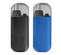 Tondeuse électrique 1/2 pour poils de nez - Tondeuse rechargeable pour poils de nez et oreilles avec moteur de 7 000 tr/min et couteaux à tranchants, tondeuse 2 en 1 pour sourcils et poils du visage I