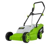 Tondeuse electrique VITOGARDEN 1200W Surface 300M2 Coupe 32 cm Hauteur de coupe 20-65 mm Bac 30L