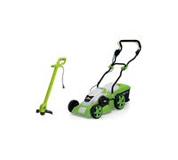 Tondeuse electrique 1800W Moteur induction coupe 42 cm + Coupe bordure 250W Tête Automatique Pack VITO