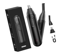 Tondeuse électrique 2 en 1 pour nez et oreilles - Étanche - Portable - Outil de toilettage précis