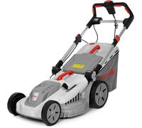 Tondeuse électrique 2000W Tonte & Ramassage Mulching Largeur de coupe 43cm, 5 Hauteurs de coupe, Tondeuse gazon Bac 50L IKRA