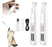 Tondeuse électrique 3 en 1 Doggykings for chiens, précision for animaux de compagnie, rasoir multifonction for chiens et chats, tondeuse rechargeable for le toilettage des poils d'animaux(2 Pcs)