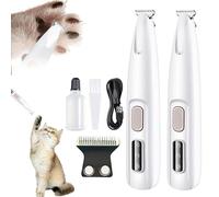 Tondeuse électrique 3 en 1 Doggykings for chiens, précision for animaux de compagnie, rasoir multifonction for chiens et chats, tondeuse rechargeable for le toilettage des poils d'animaux(2pcs+18mm Cu