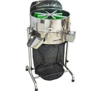 Tondeuse électrique 60 W torsadée avec 3 lames et vitesse réglable, comprend un sac en maille et un sécateur manuel pour une coupe efficace des plantes
