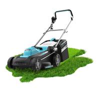 Cecotec Tondeuse à Gazon à câble Terrenator 360 Flex Z. 1500 W, Largeur de Coupe 36 cm, Changement de Hauteur, système Z-Tech, 3 en 1 avec Mulching, Roues arrière XL, sécurité avec Technologie