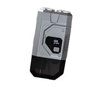 Tondeuse électrique compacte et portable avec indicateurs de batterie pour le toilettage de voyage pour poils du visage et du nez avec utilisation sèche et humide et moniteur d'alimentation numérique