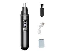 Tondeuse électrique du nez : ramassage de cheveux avec oreille de nez rechargeable, équipement de coupe de conception amovible, outil de préparation pour la chambre à coucher de la maison pour petit