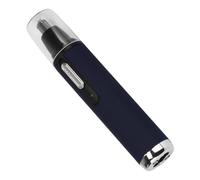 Tondeuse Électrique Portable, Bleue pour Poils de Nez et Oreilles