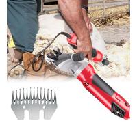Tondeuse électrique pour animaux 1000 W 6 vitesses avec lames de rechange pour un rasage efficace de la laine sur les moutons, chèvres, alpagas, lamas