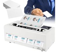 Tondeuse électrique pour cartes de visite avec découpe à grande vitesse et espacement réglable pour cartes, invitations et papier de 100 à 300 g