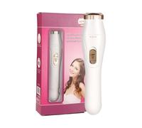 Tondeuse électrique pour cheveux corporels et intimes - Épilateur imperméable à l'eau avec têtes de coupe remplaçables pour homme et femme bikini aisselles bras visage
