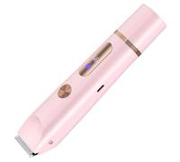 Tondeuse électrique pour femme, système de rasage étanche avec étui de voyage, 60 minutes, entretien de la peau lisse, épilateur en céramique