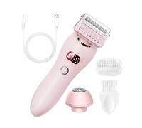 Tondeuse électrique pour femme | Tondeuse féminine lisse pour cheveux | Tondeuse personnelle polyvalente pour femme, rasoir pour le visage, les cheveux et le bikini pour une utilisation humide et